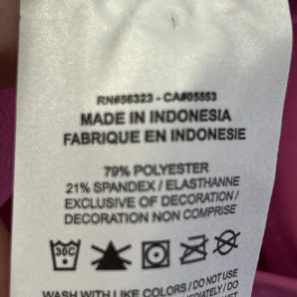 Nike Women's ONE 7'' High-Rise Gym/Yoga/Biker Shorts Size XL Pink DV9022-675 EC - Picture 6 of 8